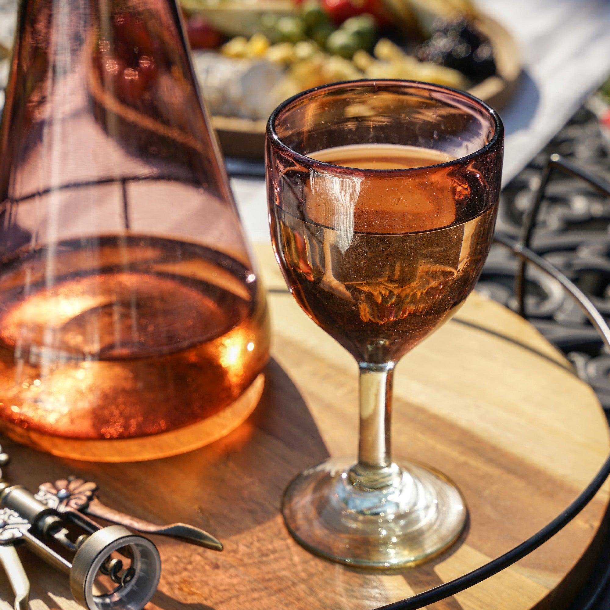 Twine Luster Stemless Wine Glass Set