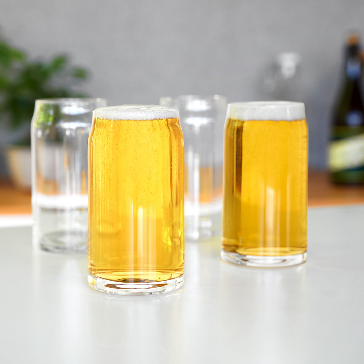 Beer Can Pint Glasses Set Of 4 By True 10485 4672