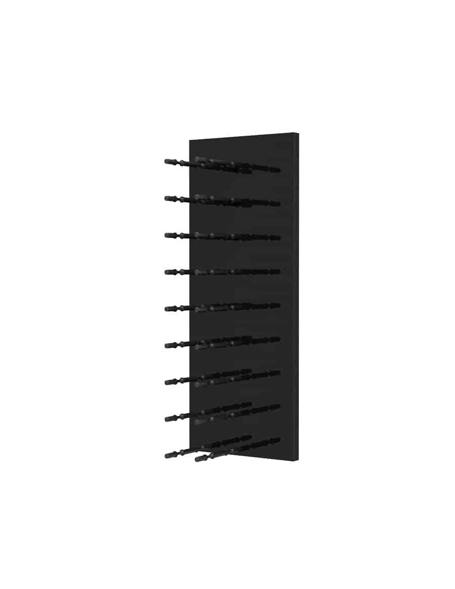 Ultra Wine Racks Fusion HZ Label-Out Wine Wall Black Acrylic (3 Foot)
