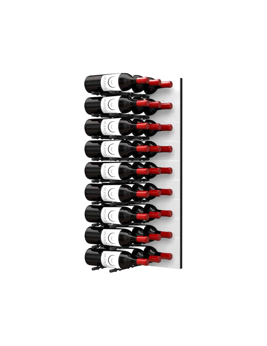 Ultra Wine Racks Fusion HZ Label-Out Wine Wall White Acrylic (3 Foot)