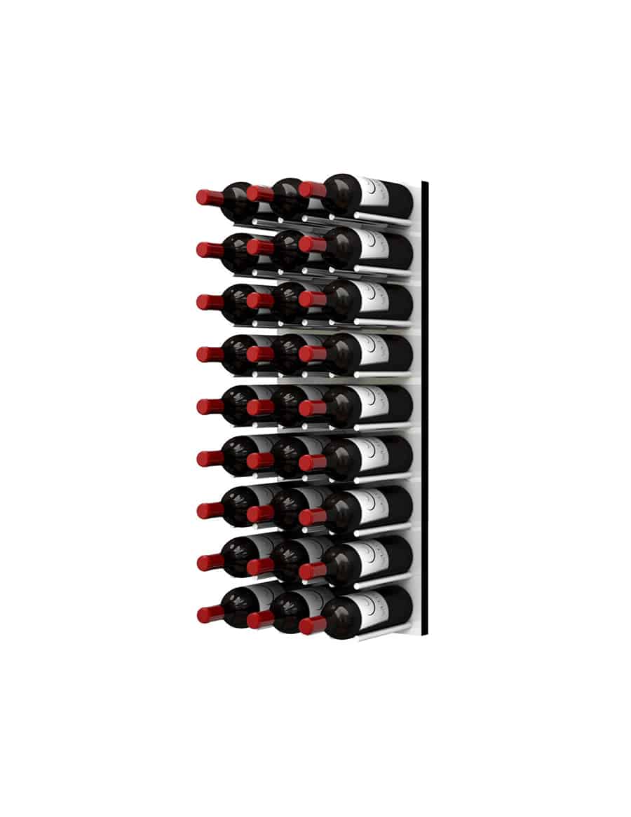 Ultra Wine Racks Fusion ST Cork-Out Wine Wall White Acrylic (3 Foot) w/ LED Option