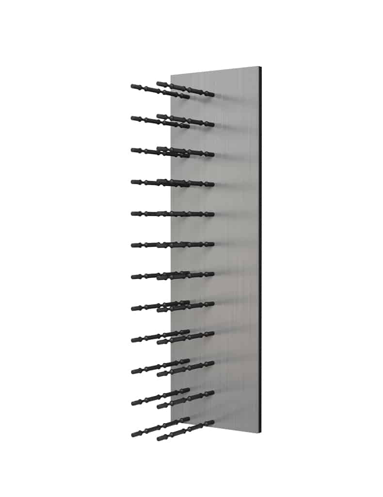 Ultra Wine Racks Fusion HZ Label Out Wine Wall Alumasteel (4 Foot) w/ LED Option