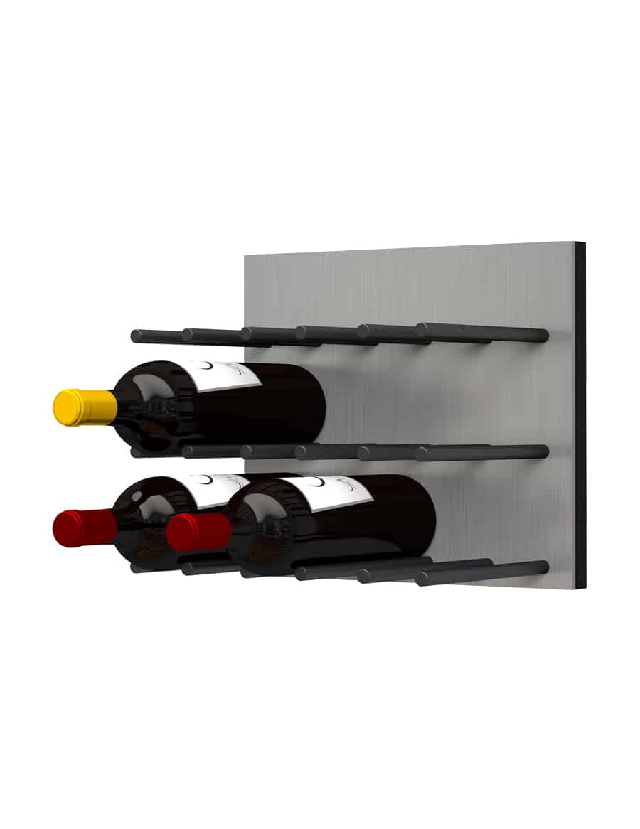 Ultra Wine Racks ST Fusion Panel Wine Rack — Alumasteel (9 Bottles)