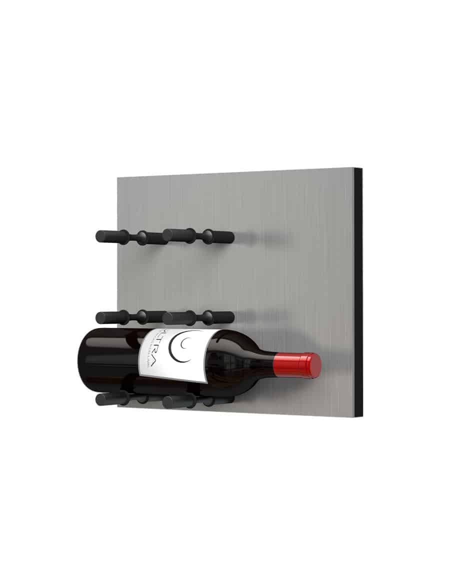 Ultra Wine Racks HZ Fusion Panel Wine Rack — Alumasteel (3 To 9 Bottles)