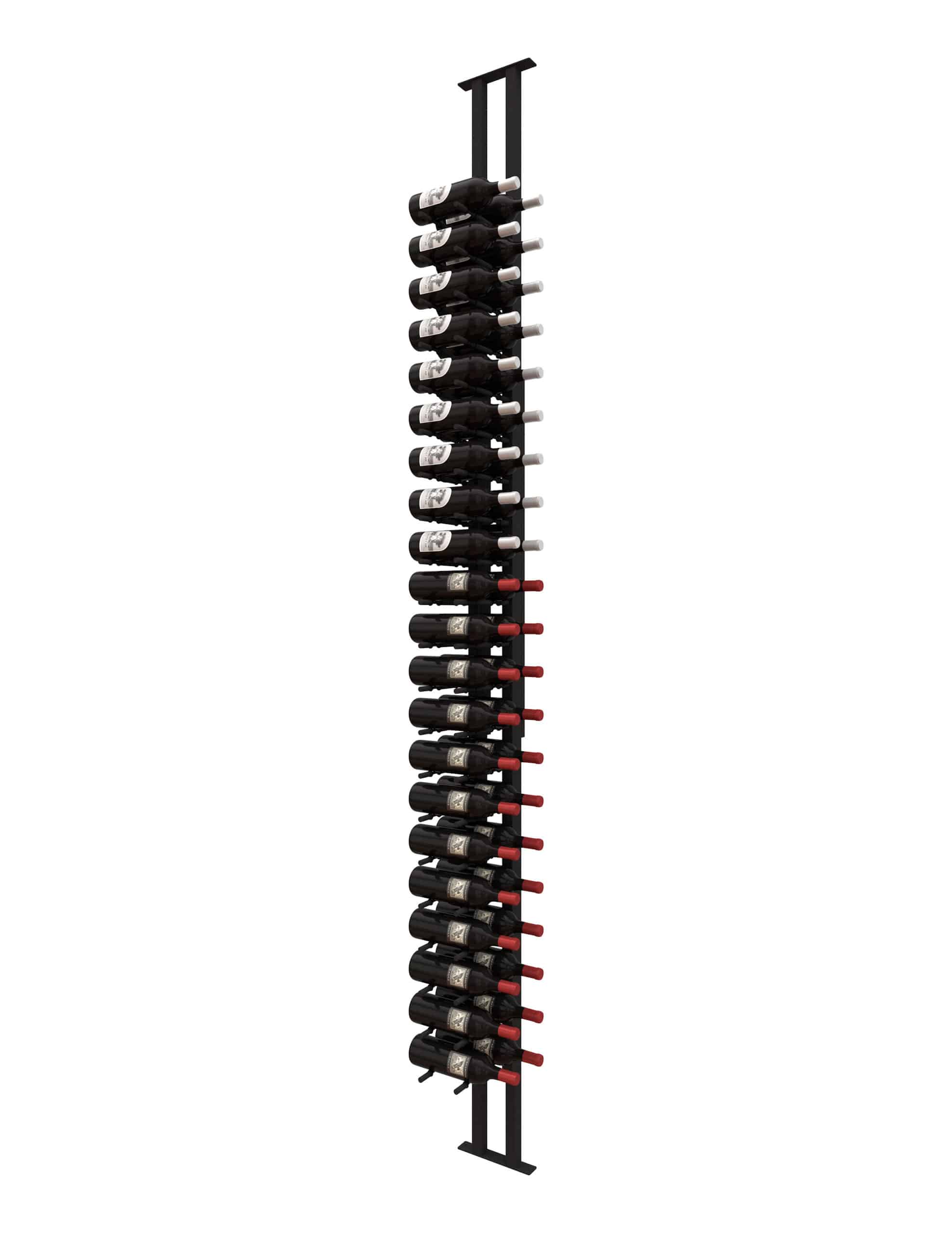 Ultra Wine Racks Floor-to-Ceiling Mounted Wine Rack Display — 1-Sided (42 Bottles)