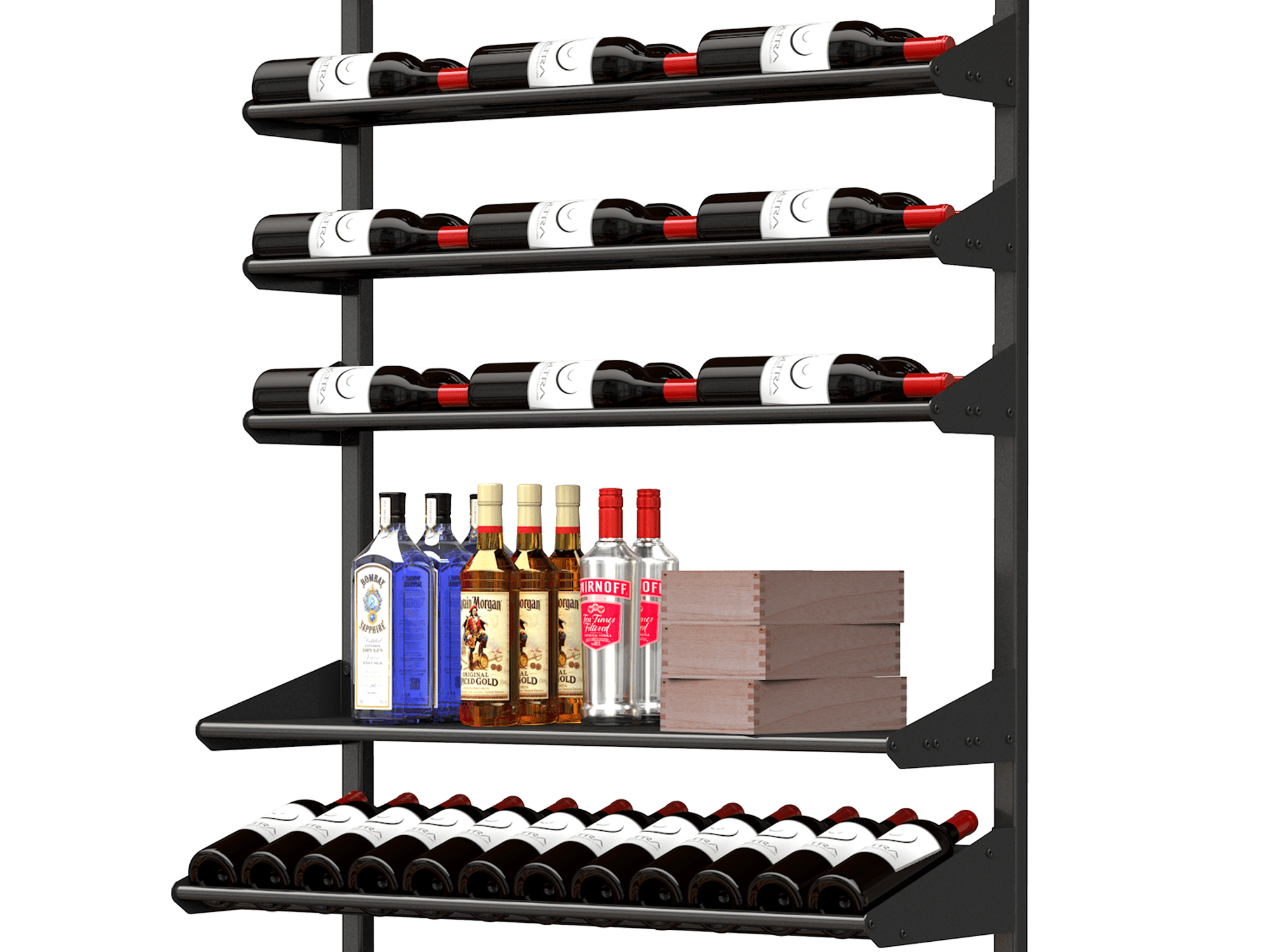 Ultra Wine Racks Showcase Shelf