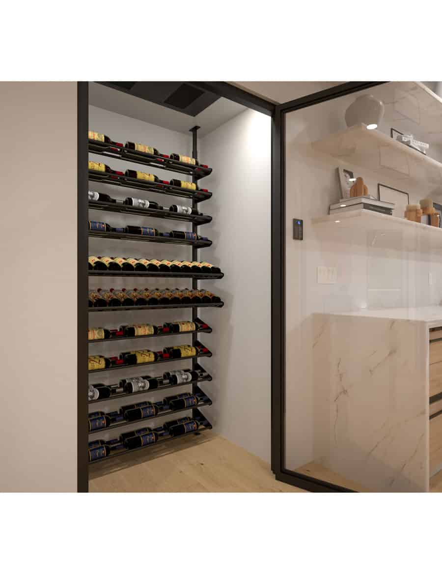 Ultra Wine Racks Showcase Featured Display Kit (78 -105 Bottles)