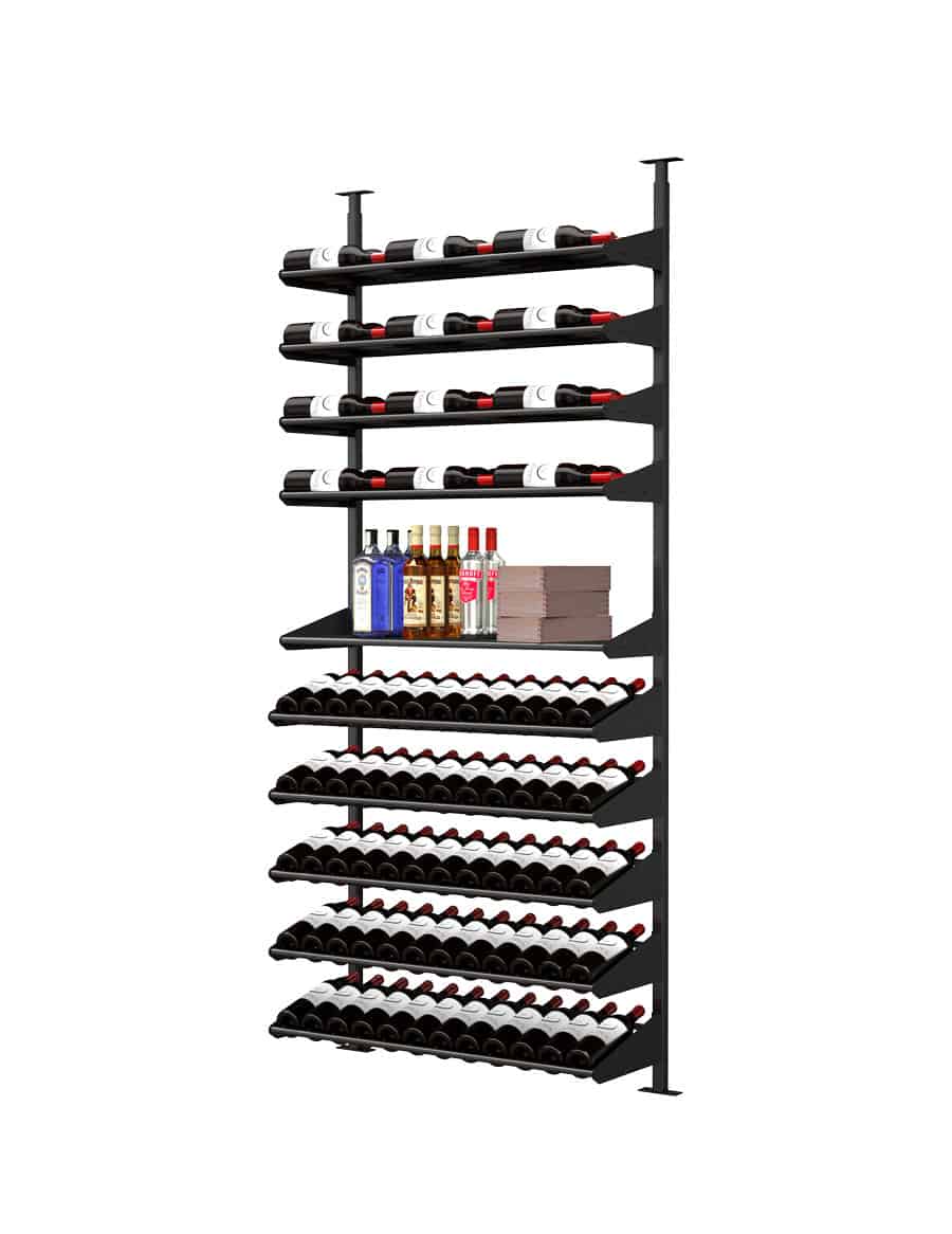 Ultra Wine Racks Showcase Featured Centerpiece Kit (90-100 Bottles)