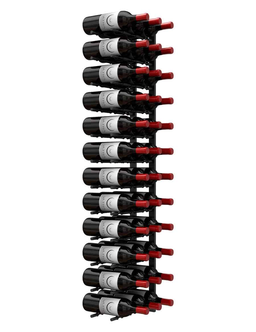 Ultra Wine Racks HZ Wall Rails – 4FT Metal Wine Rack (12 To 36 Bottles)
