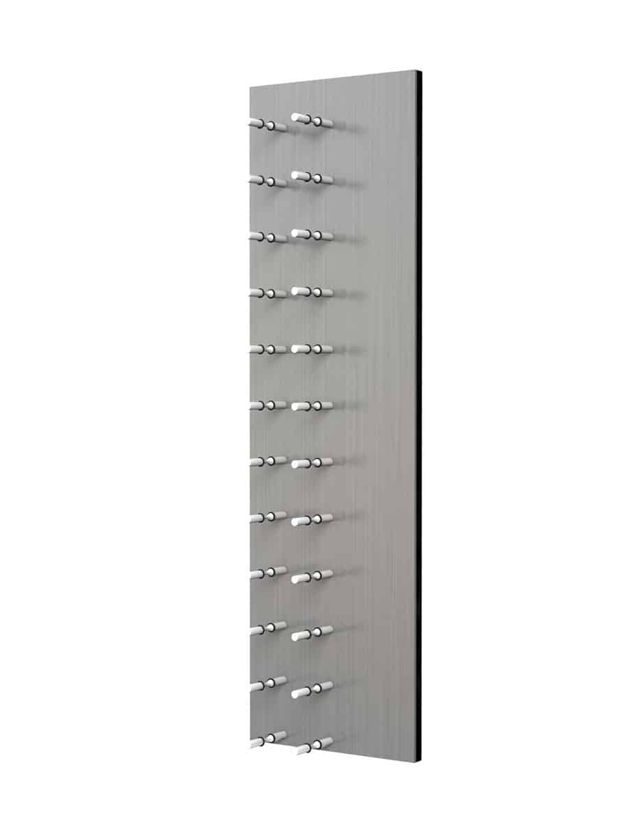 Ultra Wine Racks Fusion HZ Label Out Wine Wall Alumasteel (4 Foot) w/ LED Option