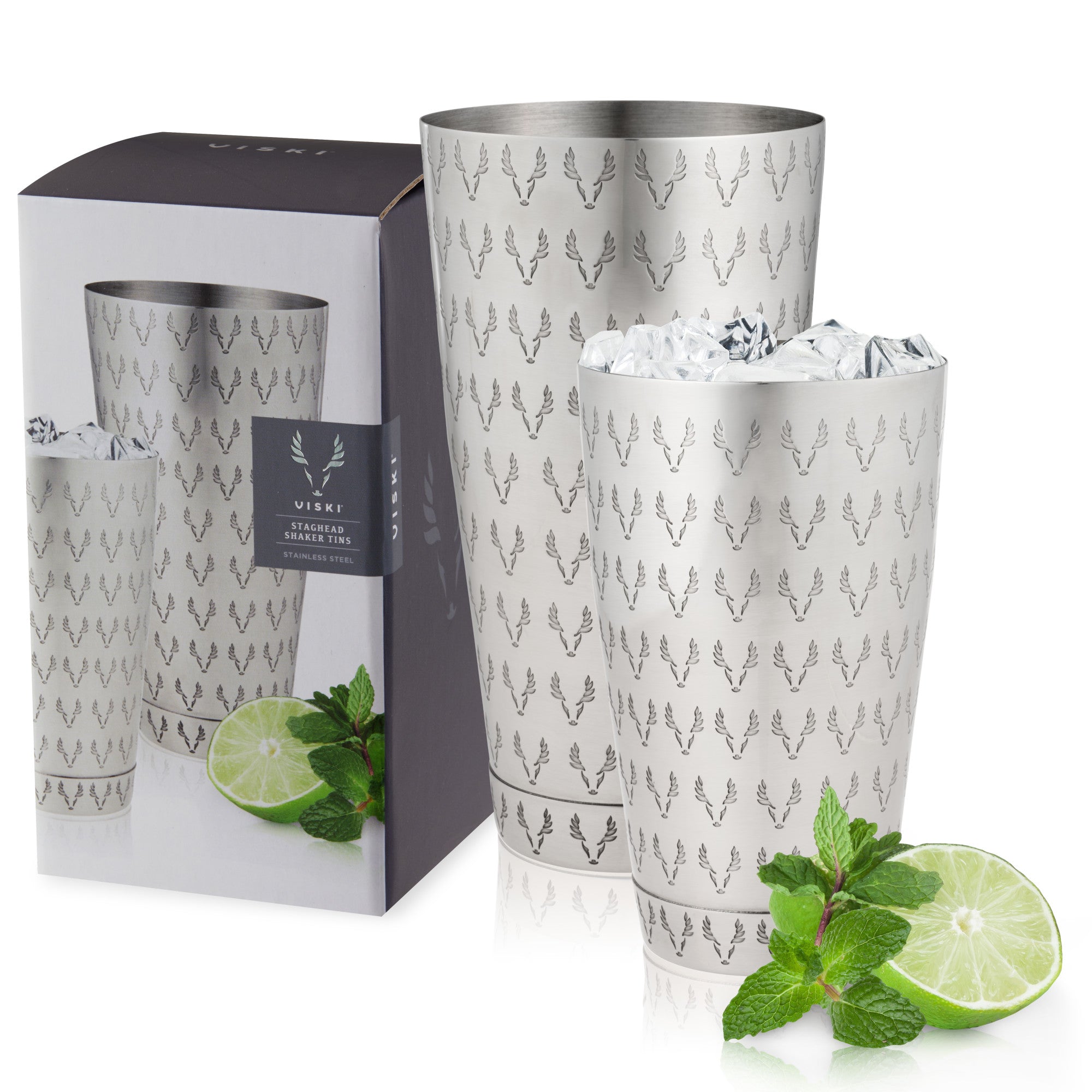 2-Piece Harrison Stainless Shaker Tin Set Viski® (11421)