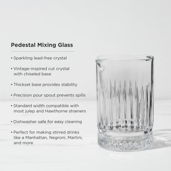 Pedestal Mixing Glass by Viski (10630)