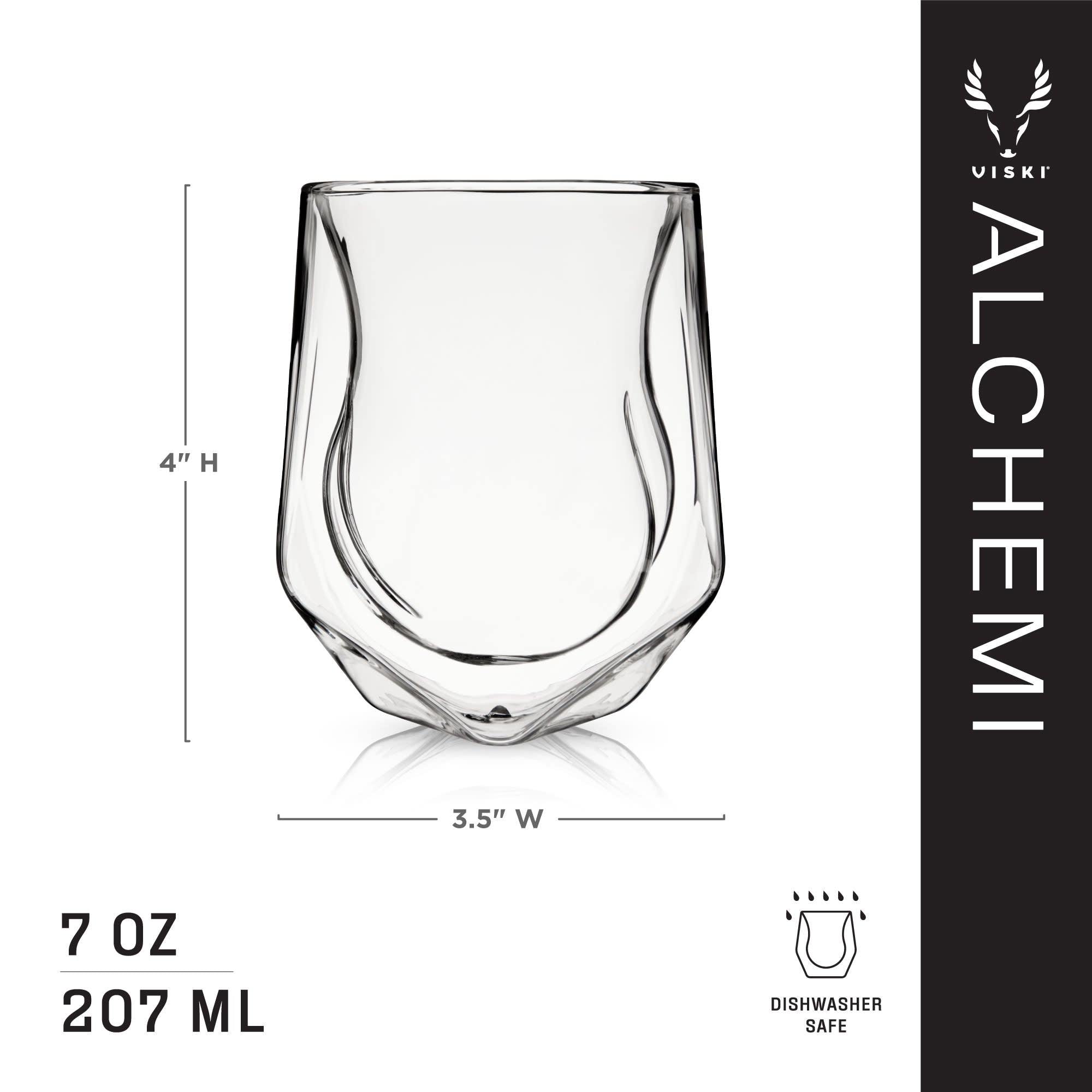 Alchemi Double-Walled Aerating Tumblers Viski® (11422)