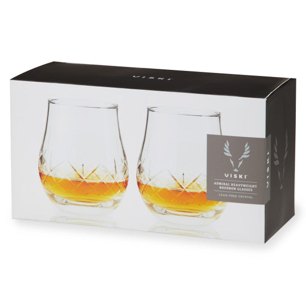 Admiral Heavyweight Bourbon Glasses by Viski (10815)