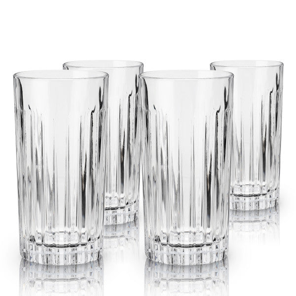 Reserve European Crystal Highball Tumblers by Viski® (10108)