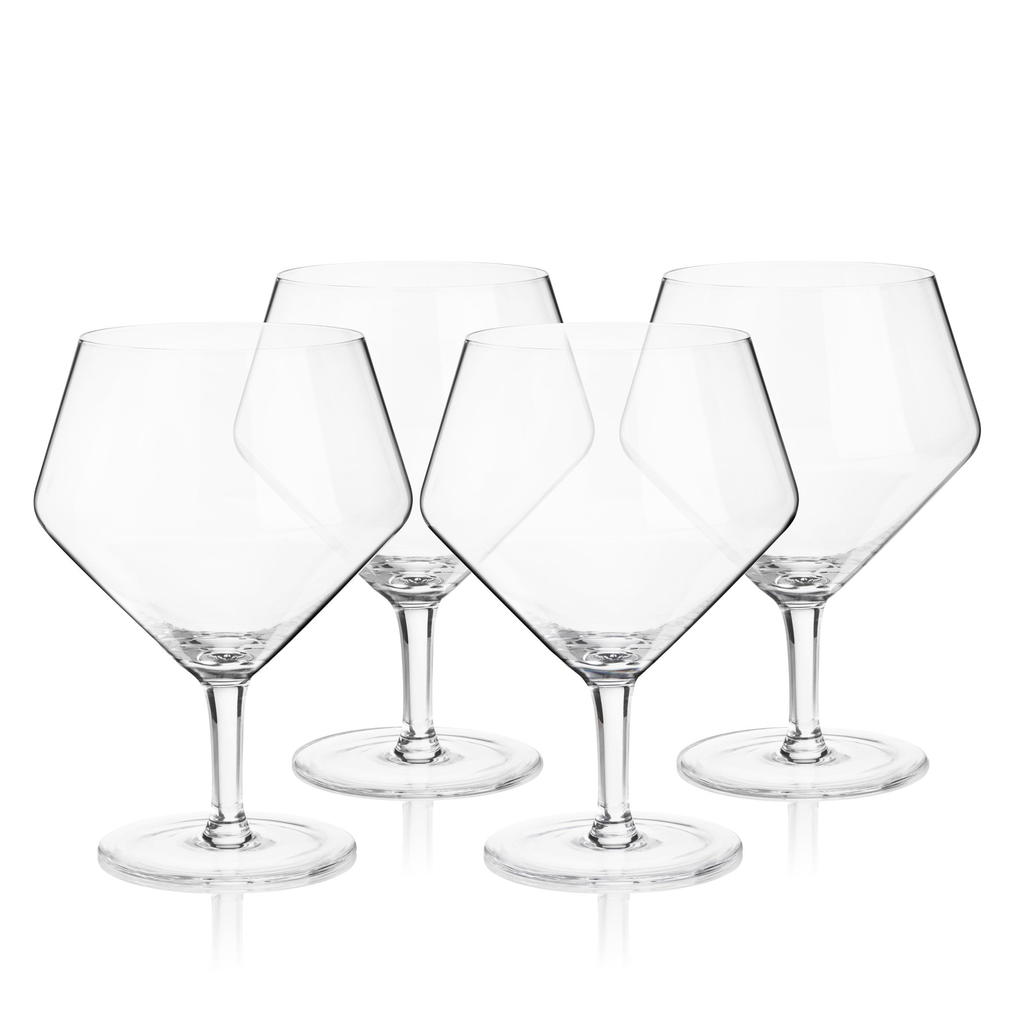 Angled Crystal Gin & Tonic Glasses by Viski® (set of 4)