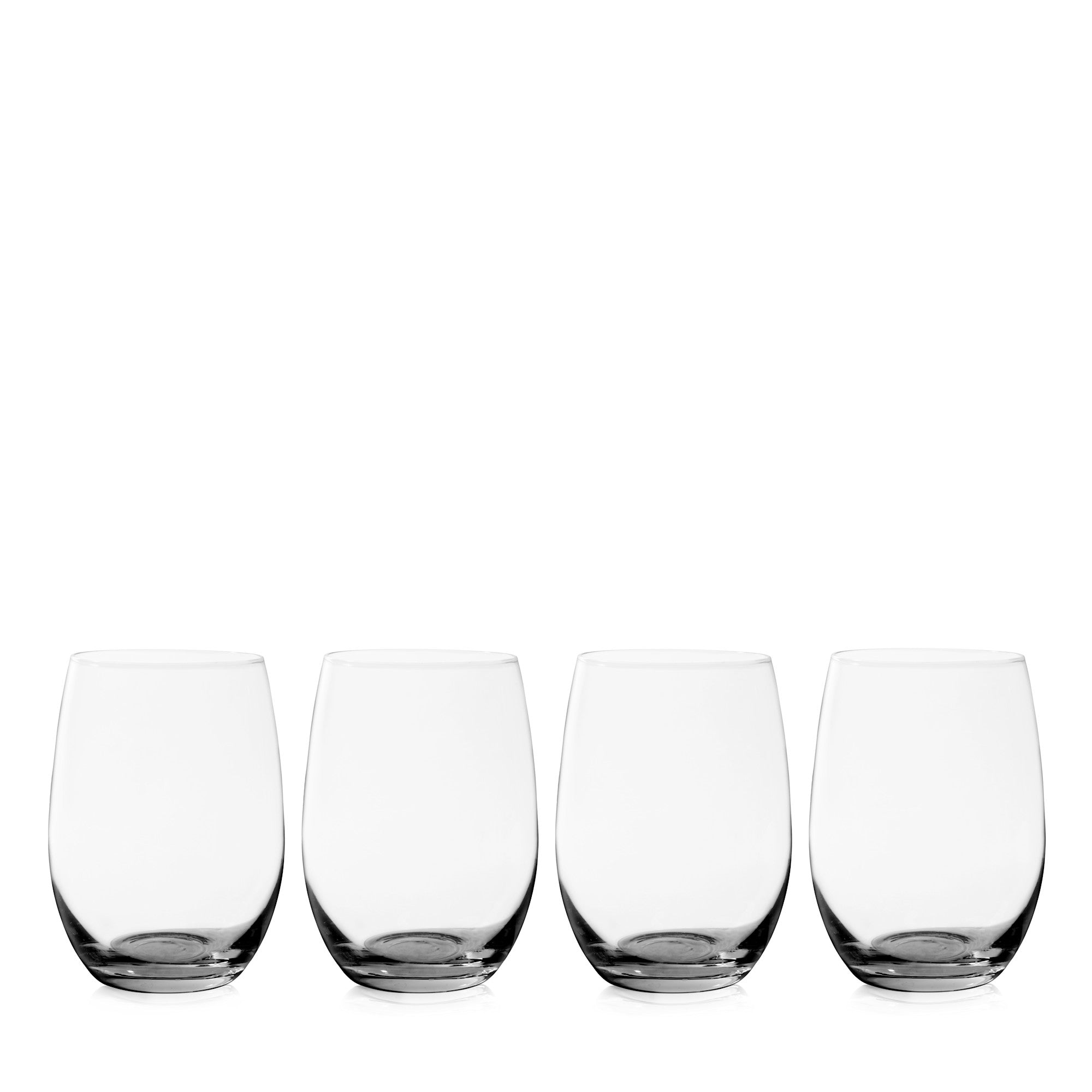 Vino Stemless White Wine Glass by True set of 4 (11550)