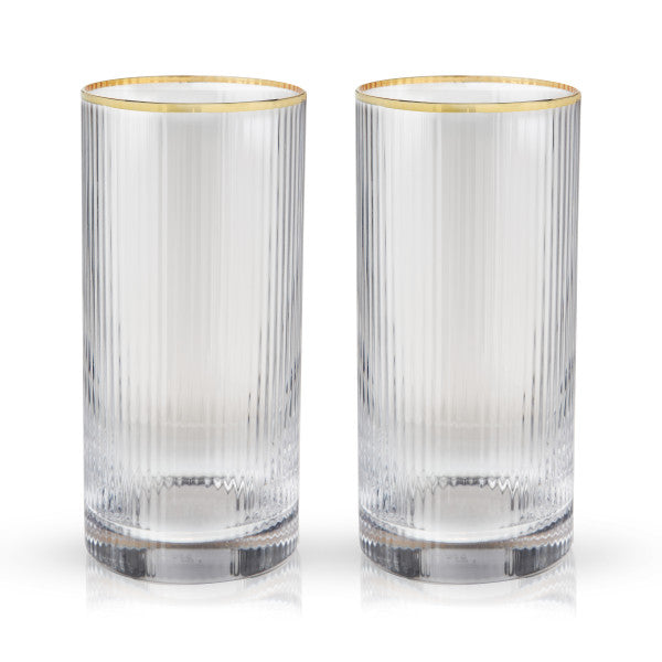 Meridian Highball Glasses by Viski (10802)