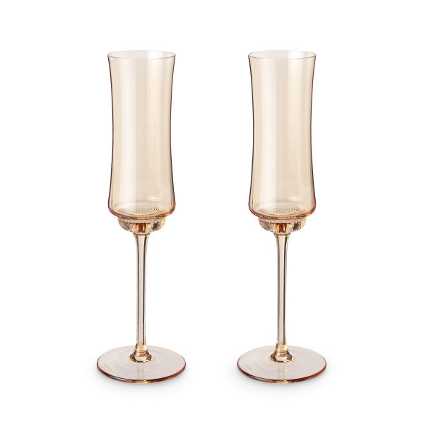 Tulip Champagne Flute in Amber by Twine Living (10877)