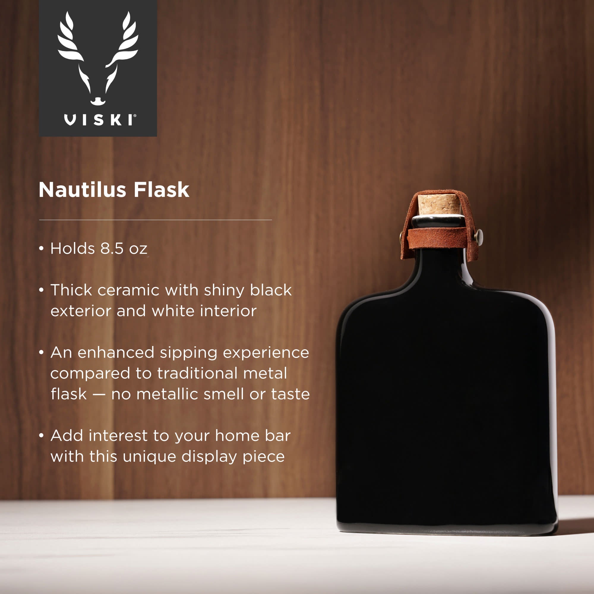 Nautilus Flask by Viski