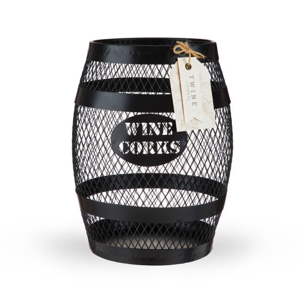 Black Barrel Cork Holder by Twine (10882)