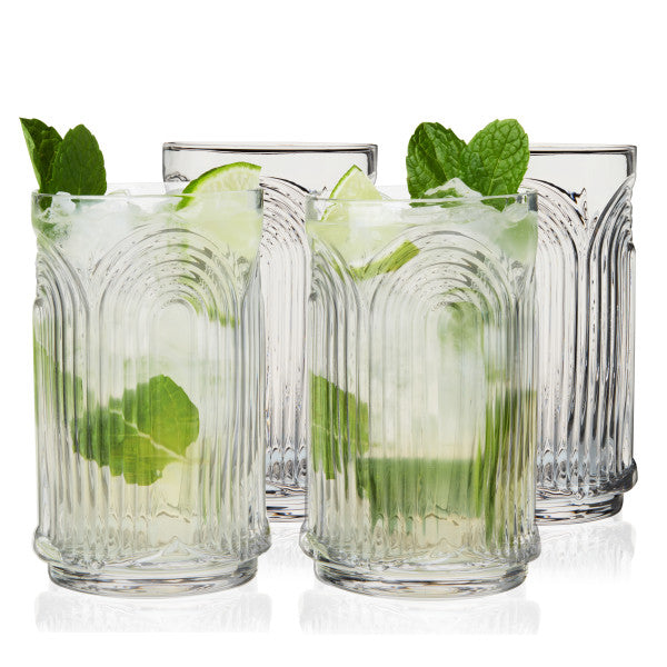 Beau Highball Glasses by Viski (set of 4)