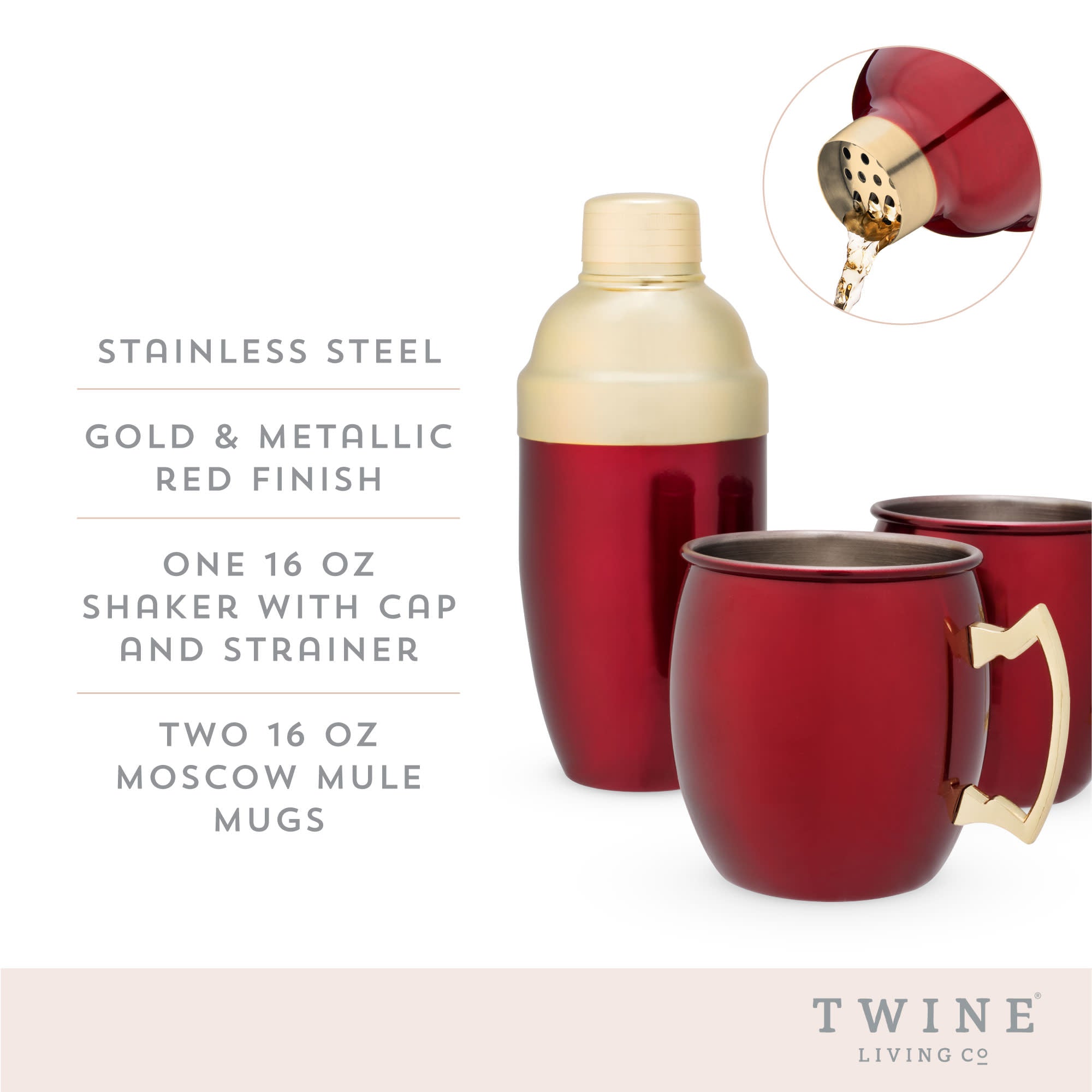Emerald Moscow Mule Mug by Twine - The Best Wine Store