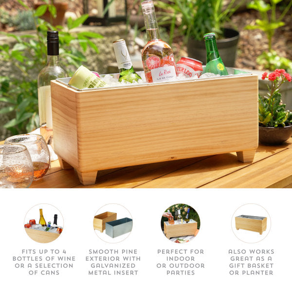 Wooden Beverage Tub by Twine Living® (11166)