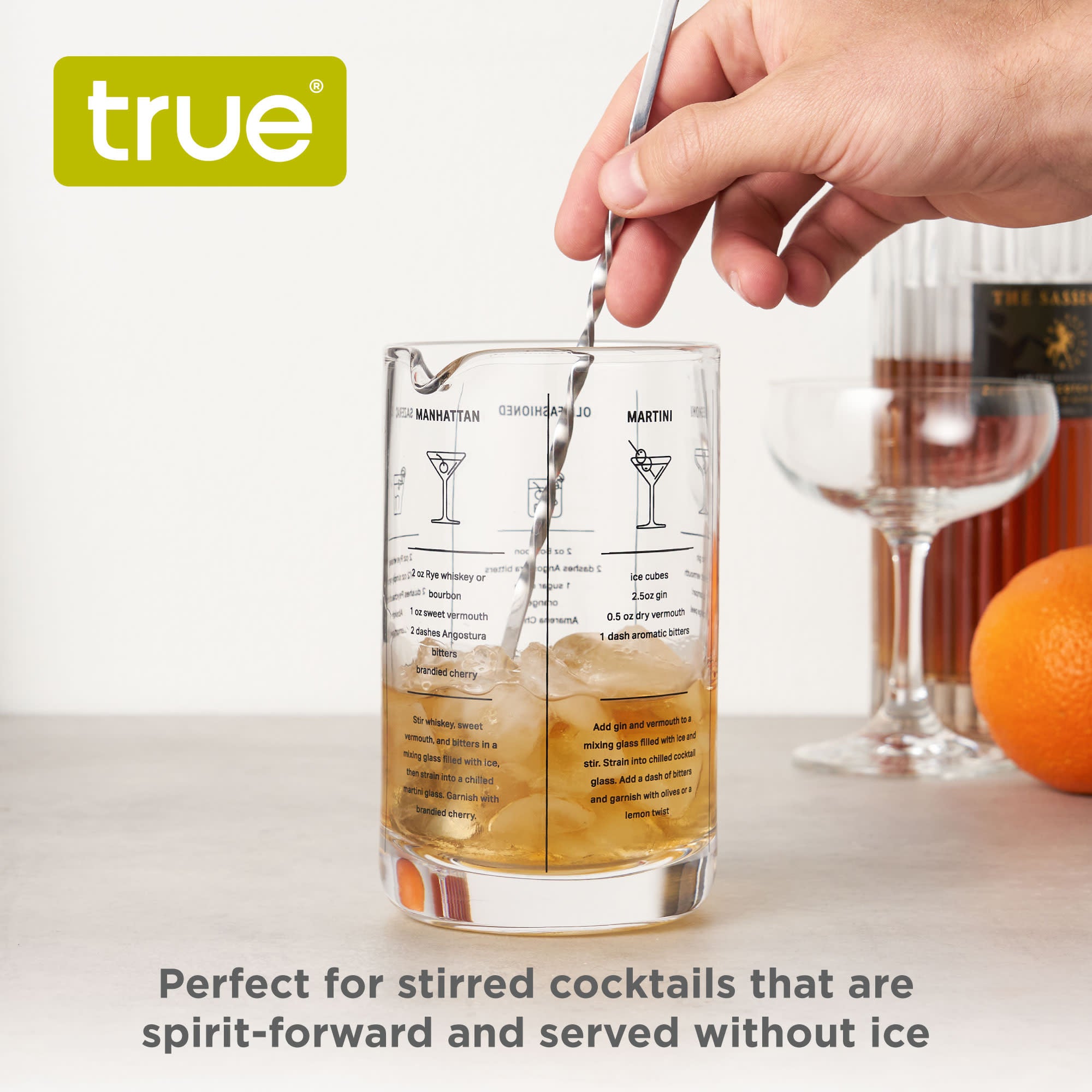 Recipe Mixing Glass by True (11016)