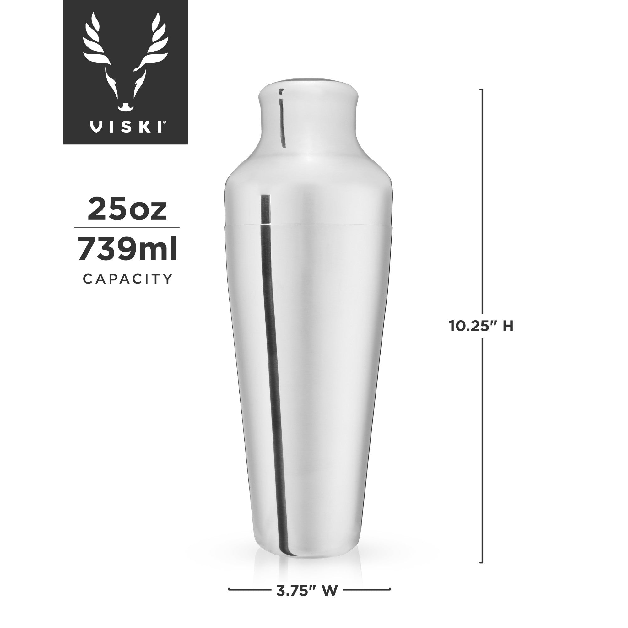 Silver Parisian Cocktail Shaker by Viski® (10980)