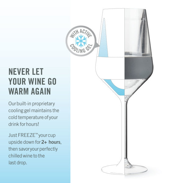 Wine FREEZE Stemmed Cooling Cups by HOST®