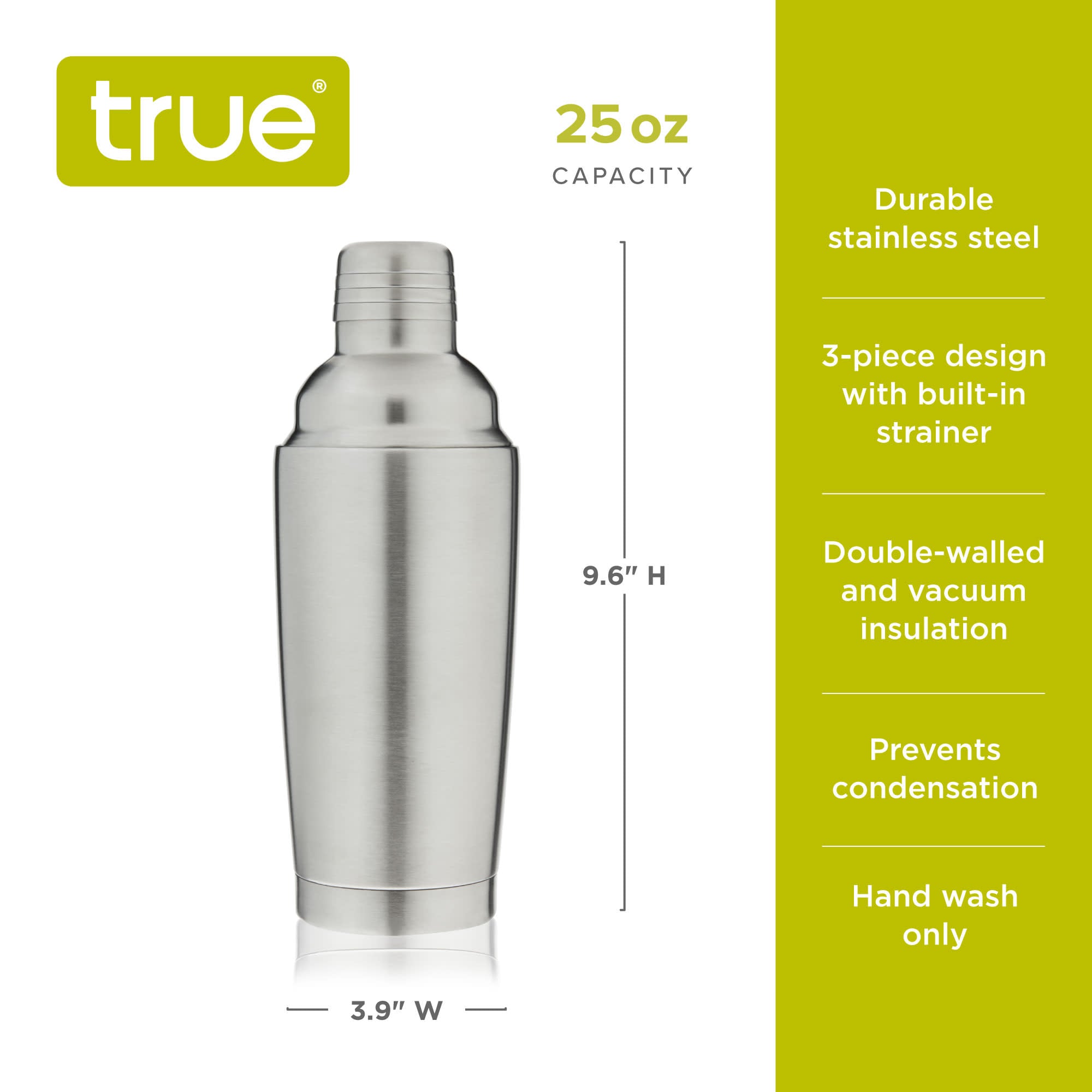 Vacuum Insulated Shaker by True (11245)