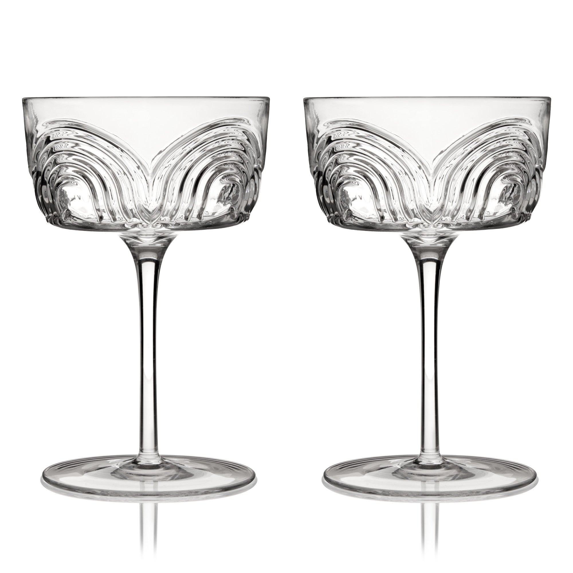 Deco Beau Crystal Coupes Viski® (11385)