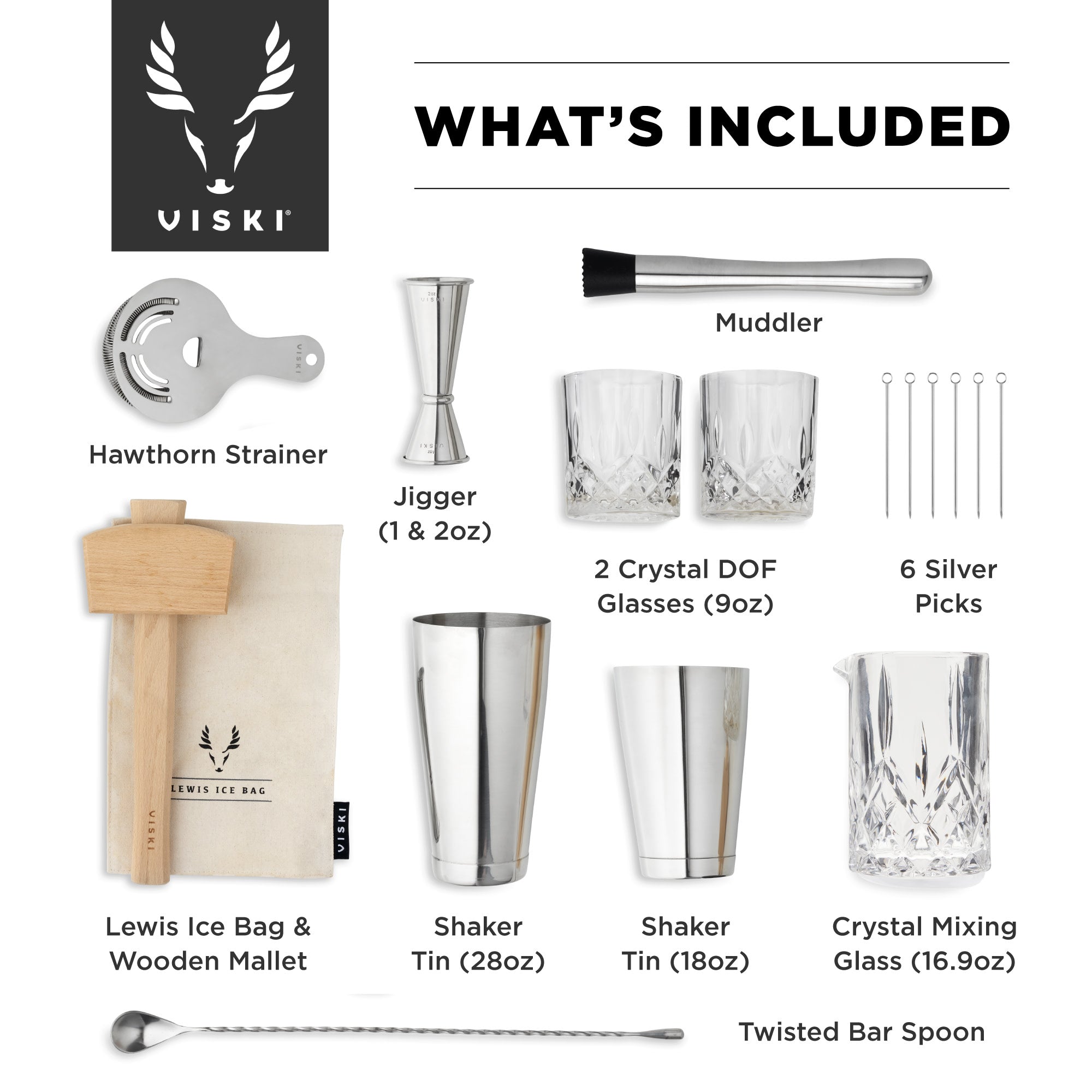 Ultimate Bar Essentials Kit by Viski (10898)