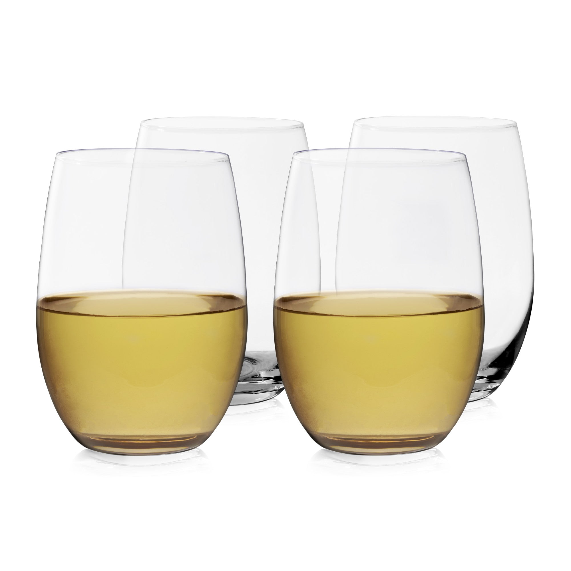 Vino Stemless White Wine Glass by True set of 4 (11550)