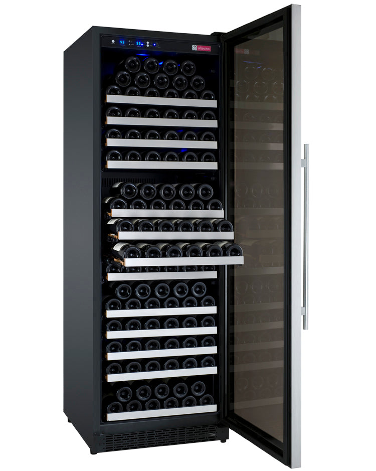 Allavino 24"  177-Bottle Single-Zone FlexCount II Tru-Vino Stainless Steel Wine Cooler (AO VSWR177)