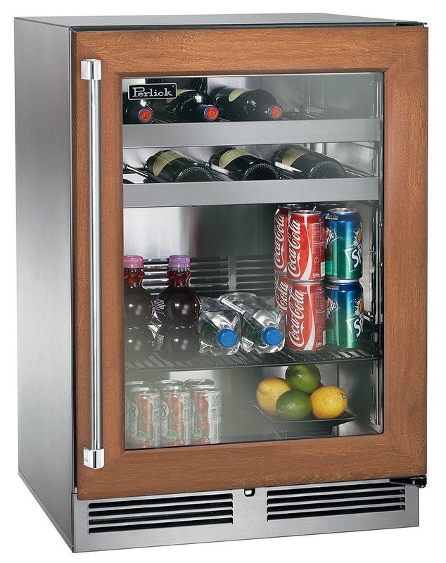 Perlick - 24" Outdoor Undercounter Sottile 18" Depth Stainless Steel Beverage Center (HH24BO-4)