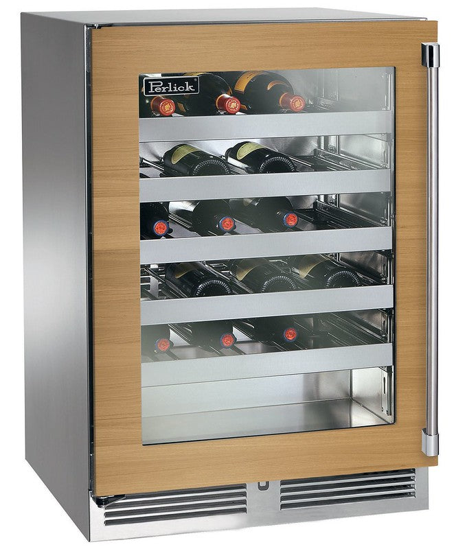 Perlick - 24" 32-Bottle Single-Zone Indoor Undercounter ADA Compliant Stainless Steel Wine Cooler (HA24WB-4)
