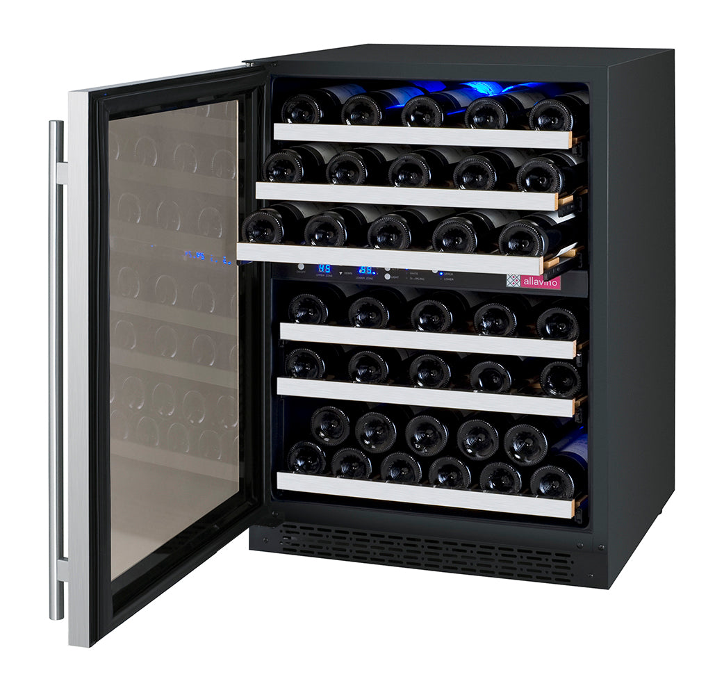 Allavino - 24"  56-Bottle Dual-Zone Wine Cooler (AO VSWR56)