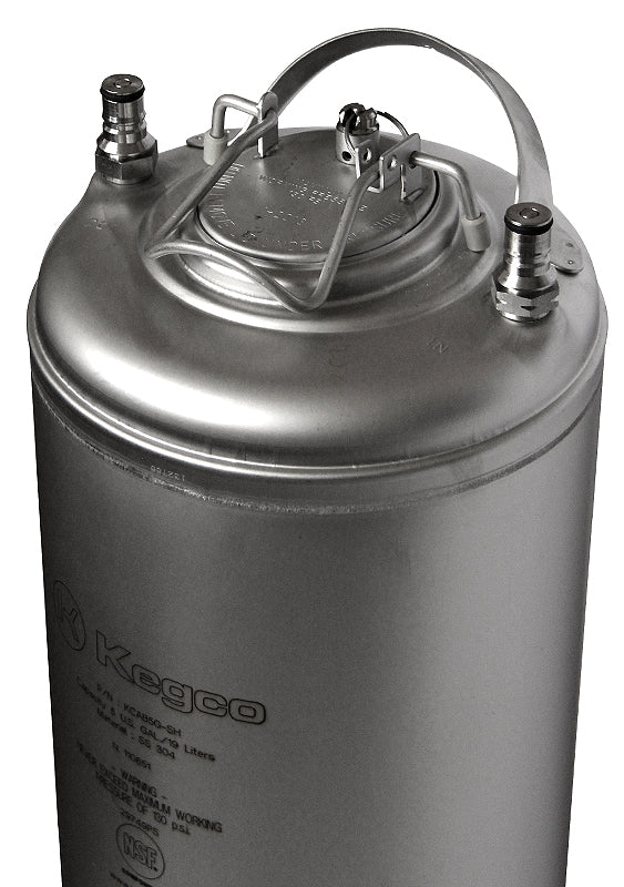 Kegco - 5 Gallon Ball Lock Keg - Strap Handle (AB5G-SH)