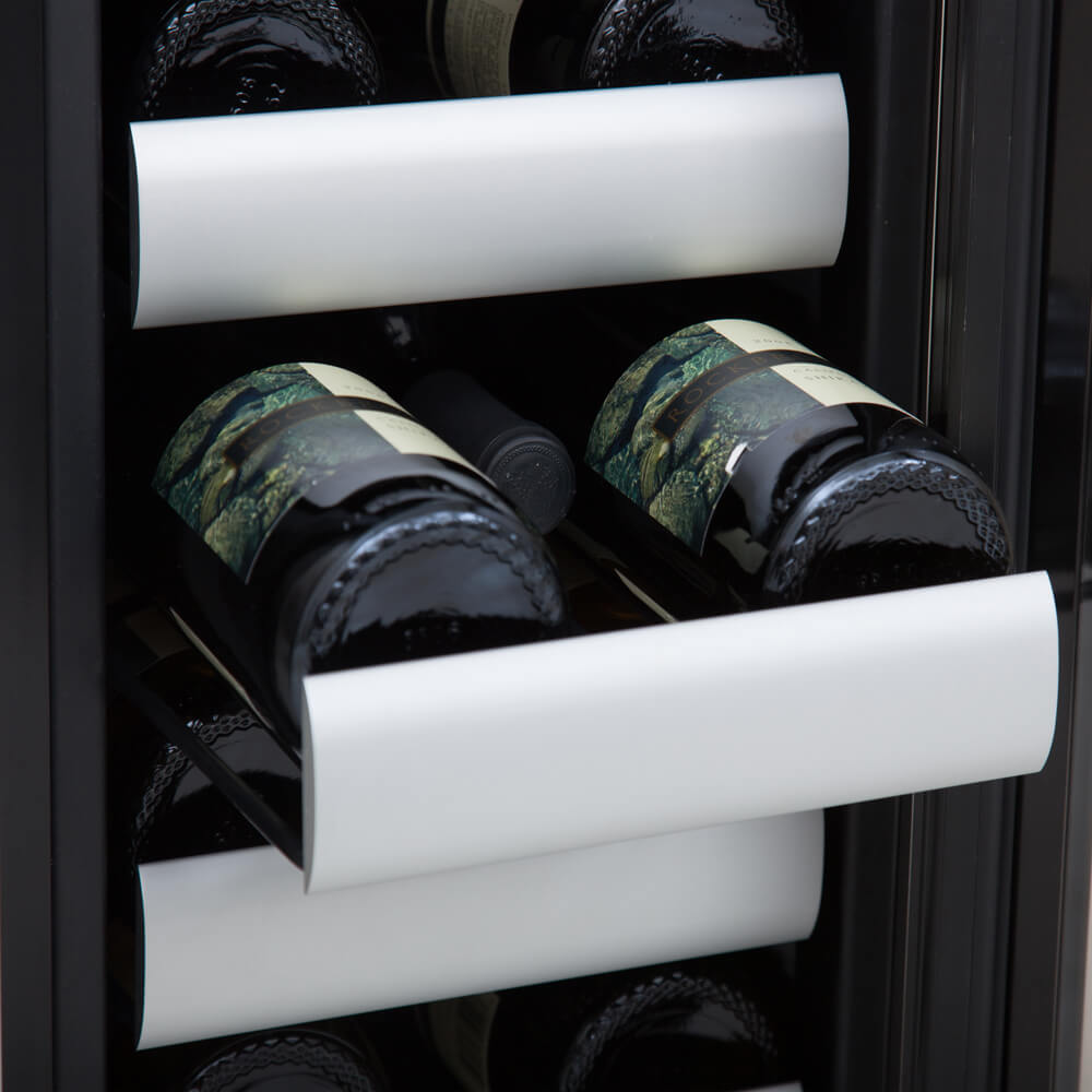 Whynter - 24" Elite Series 40-Bottle Dual-Zone French Door Wine Cooler (BWR-401DS)