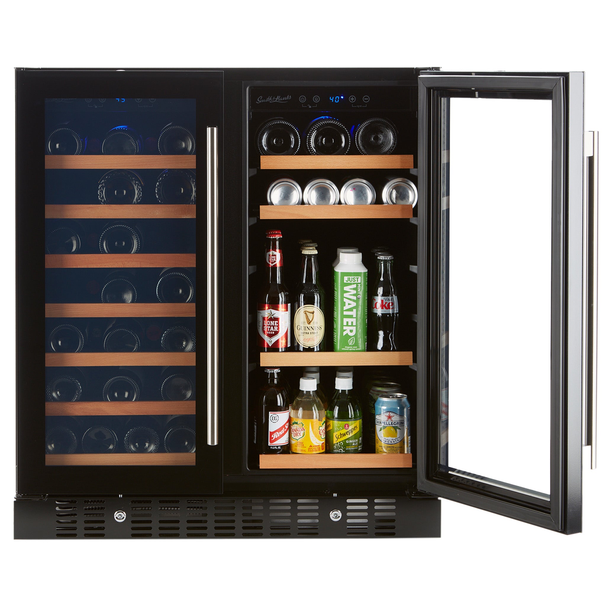 Smith & Hanks - 32" Dual-Zone Built-in/Freestanding Wine & Beverage Center (RE100018)