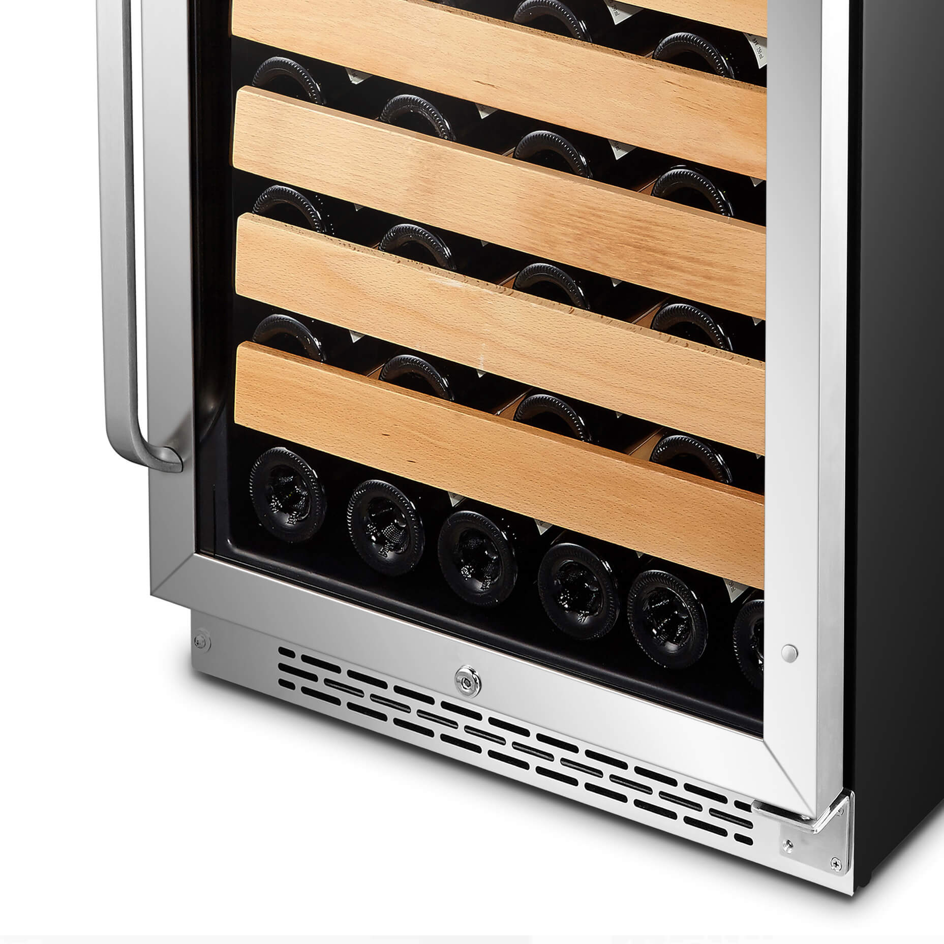 Whynter - 24" 54-Bottle Single-Zone Stainless Steel Wine Cooler (BWR-541STS)