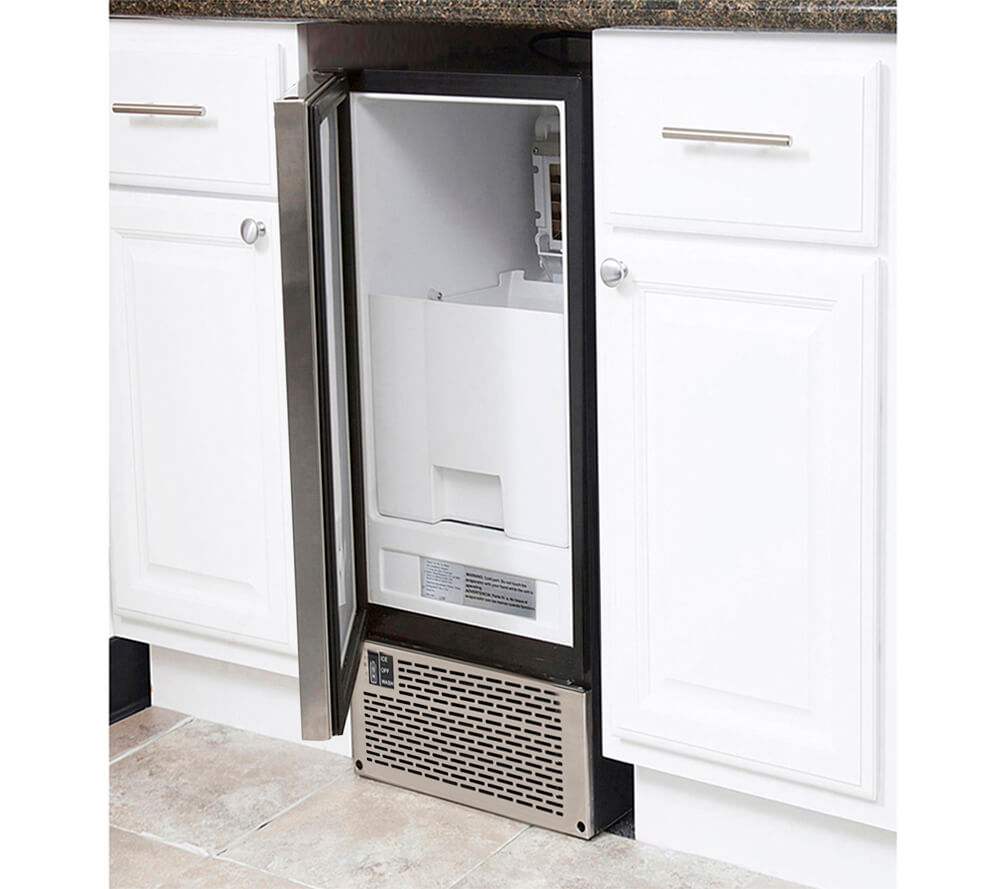 Whynter - 15" Built-In/Freestanding Clear Ice Maker (UIM-502SS)