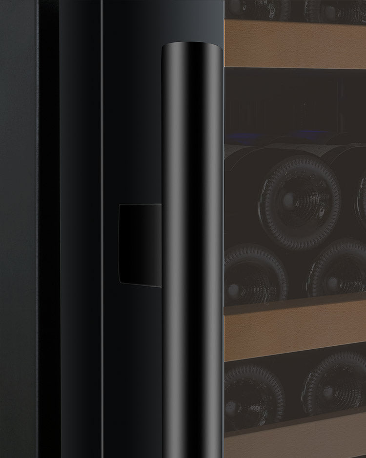 Allavino - 47"  354-Bottle Dual-Zone Wine Cooler (BF 2X-VSWR177) FlexCount II Tru-Vino Side by Side, Black/Stainless Steel Door