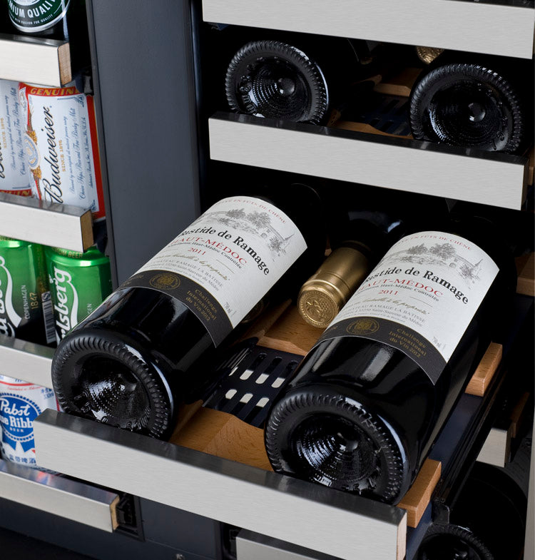 Allavino - 24"  18-Bottle/66 Can Dual-Zone Wine & Beverage Center (AO VSWB-2SF20)
