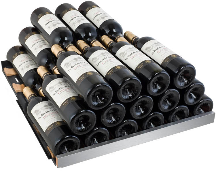Allavino 24"  177-Bottle Single-Zone FlexCount II Tru-Vino Stainless Steel Wine Cooler (AO VSWR177)