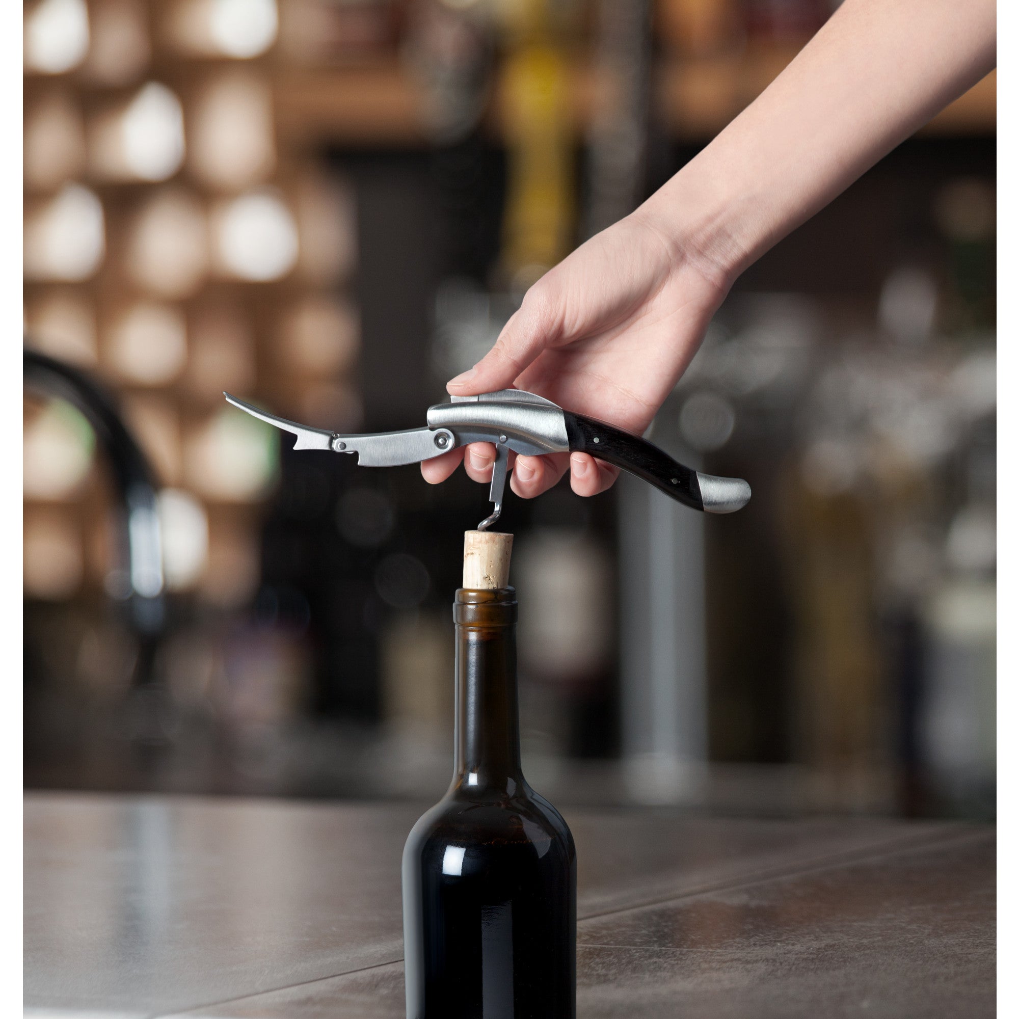 Admiral™ Oversized Double Hinged Corkscrew by Viski® (4535) Wine Accessories Viski