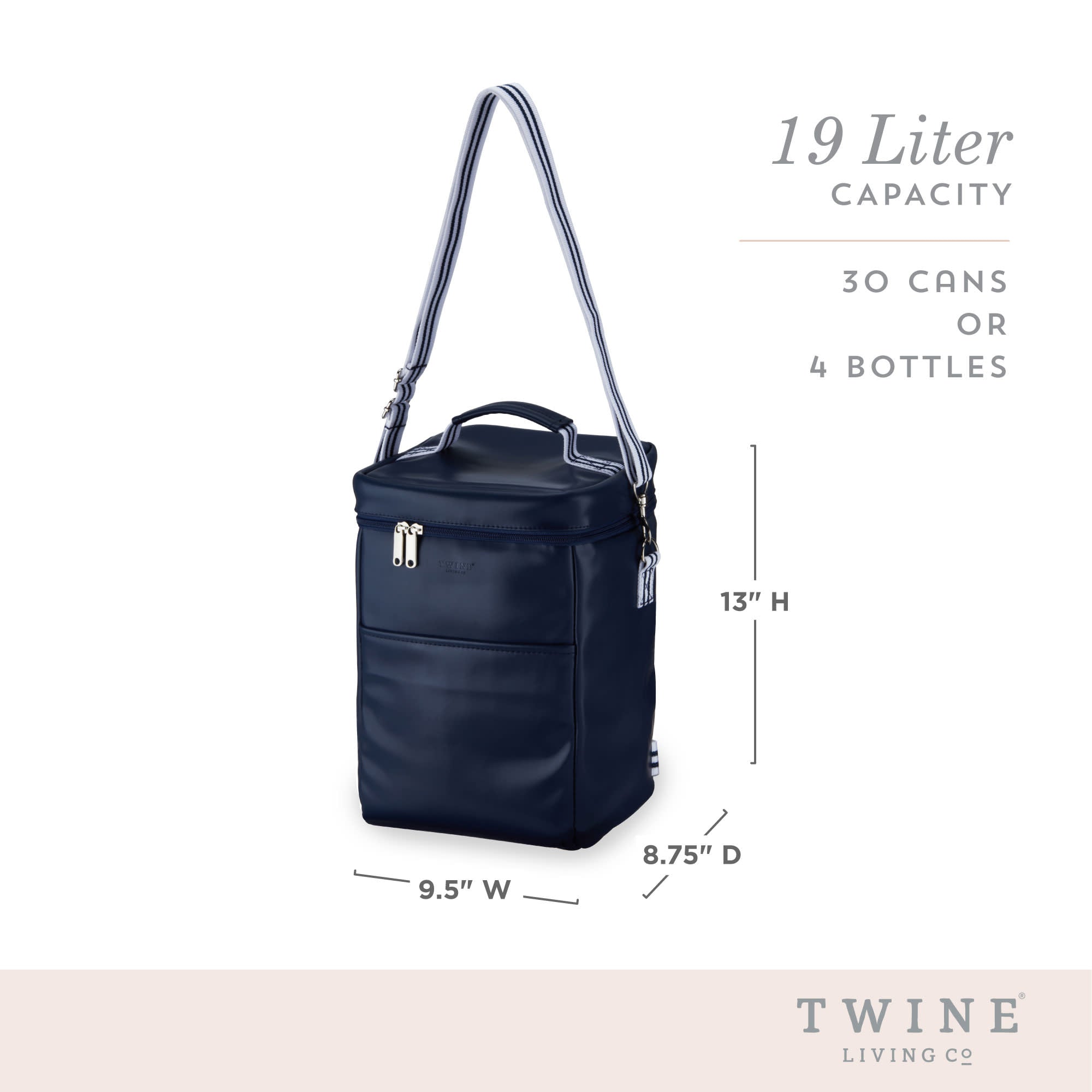 Cooler Backpack in Navy by Twine Living® (11209)