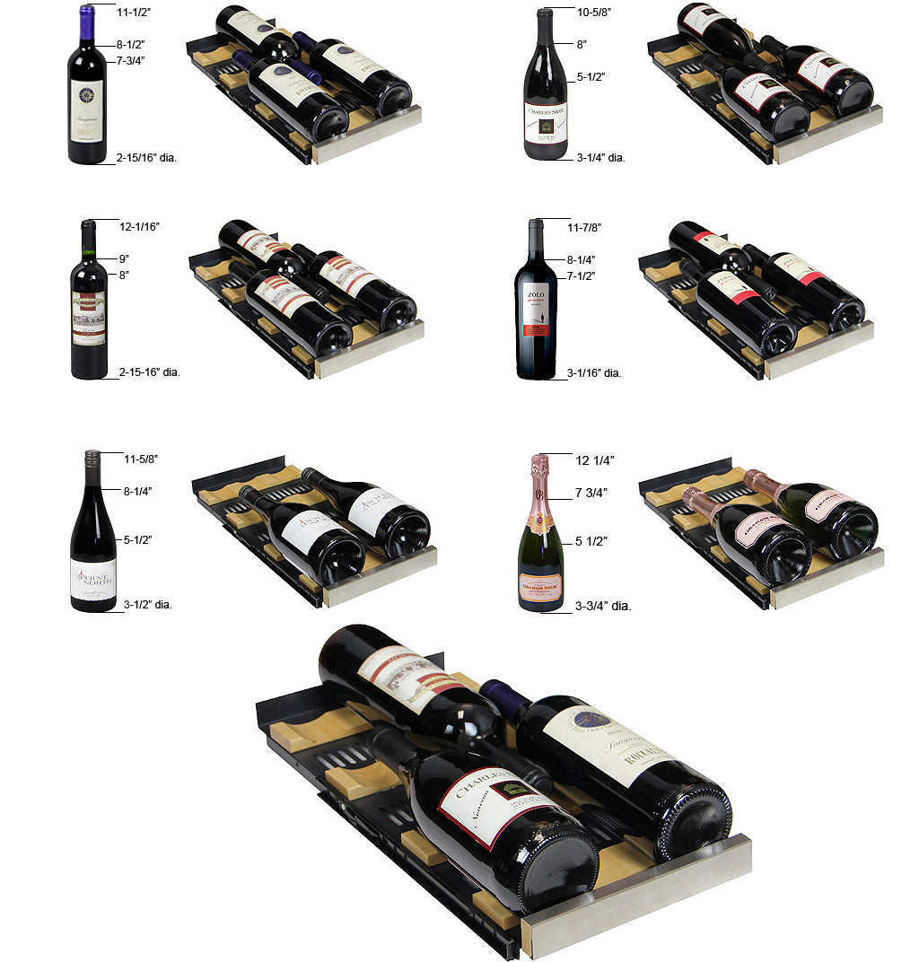 Allavino - 24"  18-Bottle/66 Can Dual-Zone Wine & Beverage Center (AO VSWB-2SF20)